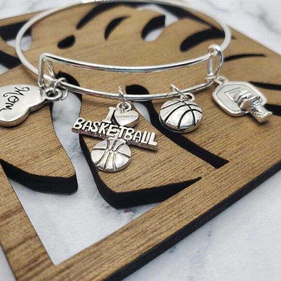 Basketball Mom Expandable Charm Bracelet - Picture 8 of 10